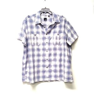 J.F j.  Forrar shirt Size:2XL color: blue/white